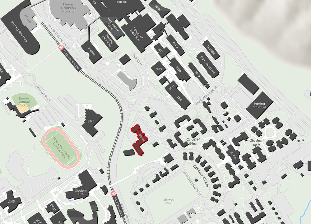 University Guest House map